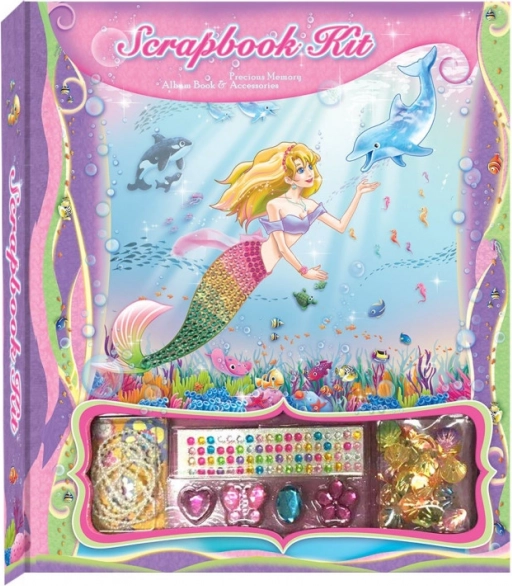 Pecoware scrapbook sada na zdobení – mořská víla