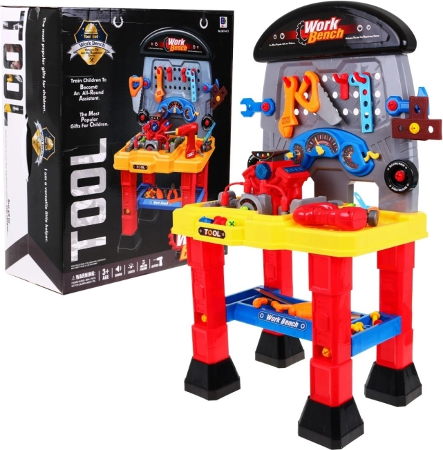 Dětská dílna s motorem a světelnými efekty