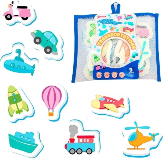 Pěnové hračky do vody – Doprava, 9 ks