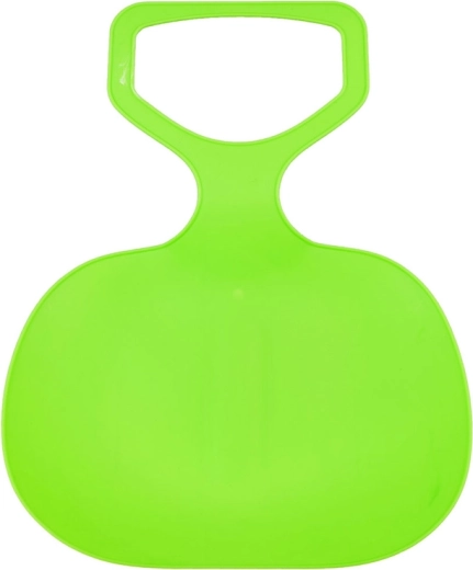 Plastový kluzák ve tvaru jablka na sníh 48 cm – Zelený