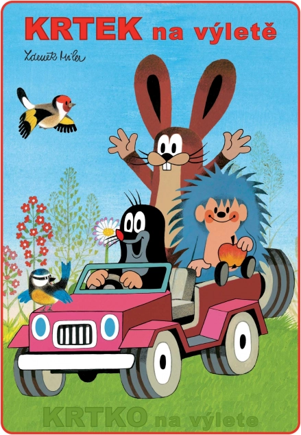 omalovánka A5 krtek na výletě