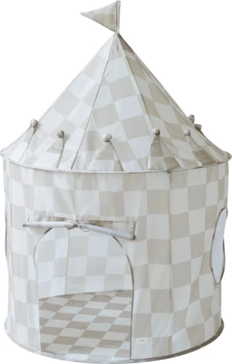 3 Sprouts dětský stan recycled checkerboard beige
