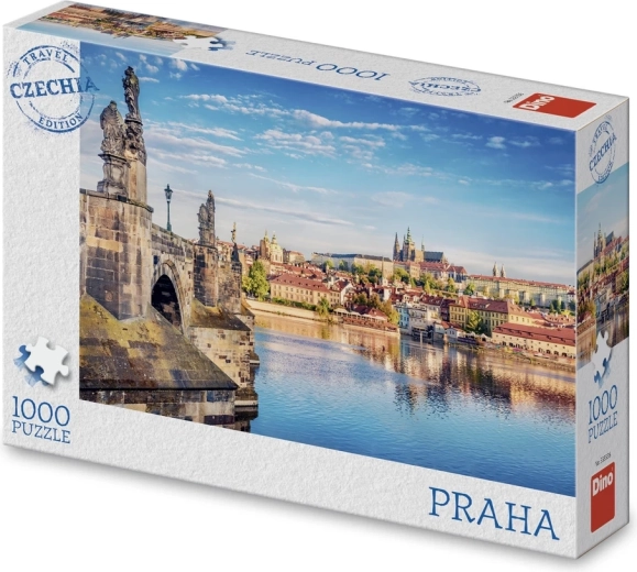 Dino puzzle turistická edice Česko: letní Hradčany 1000 dílků