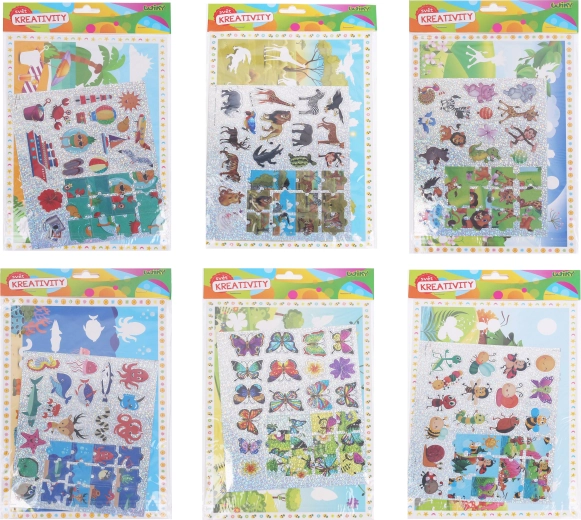 Kreativní set 2v1 – omalovánky a nálepky 20 × 34 cm