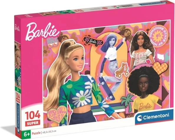 Clementoni puzzle Super Barbie 104 dílků