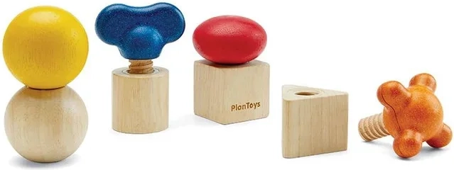 PlanToys Matice a šrouby II