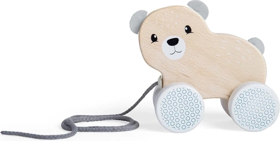 Tahací dřevěný medvídek BIGJIGS TOYS