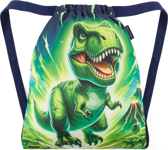 Bagmaster školní sáček na přezůvky a tělocvik lumi dinosaurus