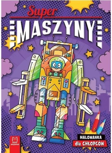 Supermaszyny omalovánky pro kluky