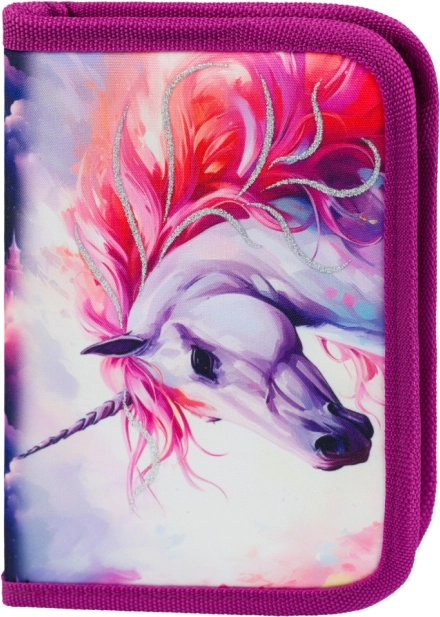 Školní penál BAAGL Jednorožec království, jednopatrový