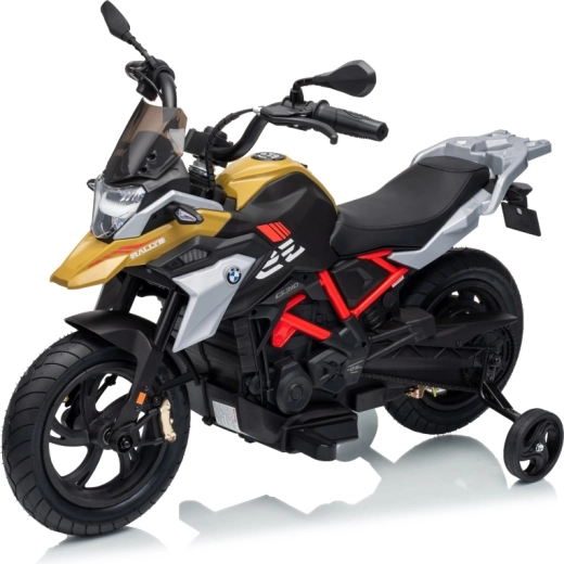 Dětská elektrická motorka BMW G310GS šampaňská - 1 kus