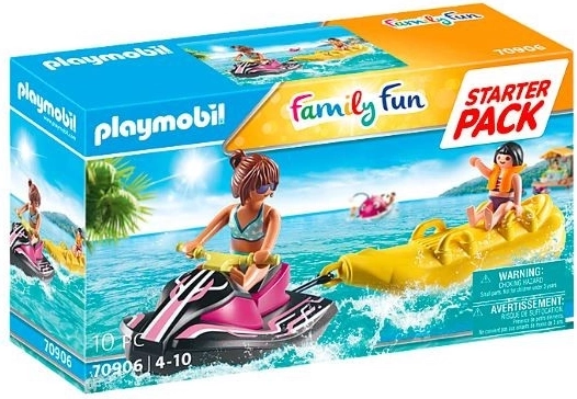 Playmobil Family Fun Starter Pack Vodní skútr s banánovou lodí