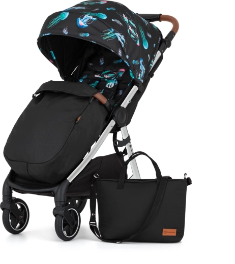 Petite&Mars sportovní kočárek Royal3 silver limited 100 jellyfish
