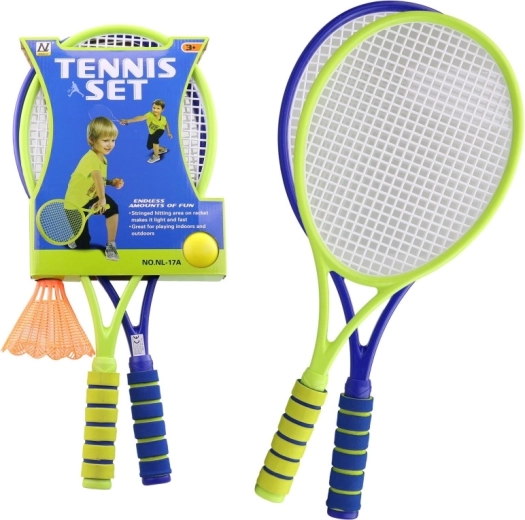 Dětská sada raket s míčkem a badmintonovým košíčkem 56,5 cm - 1 kus