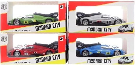 Kovové sportovní auto formule - 1 kus