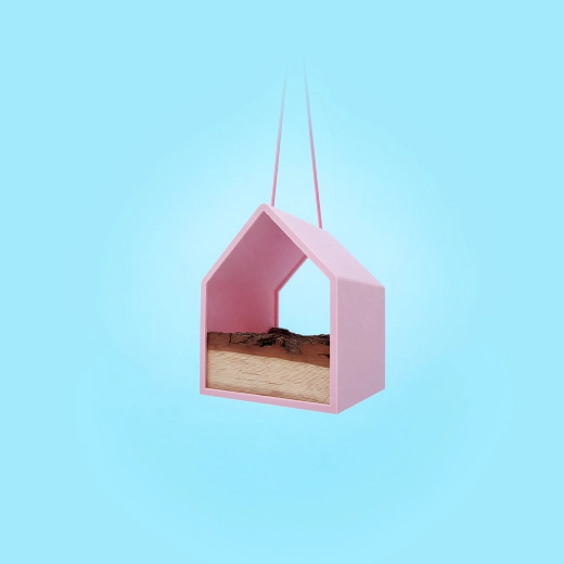 TOTEMO Ptačí garsonka - krmítko – Růžové