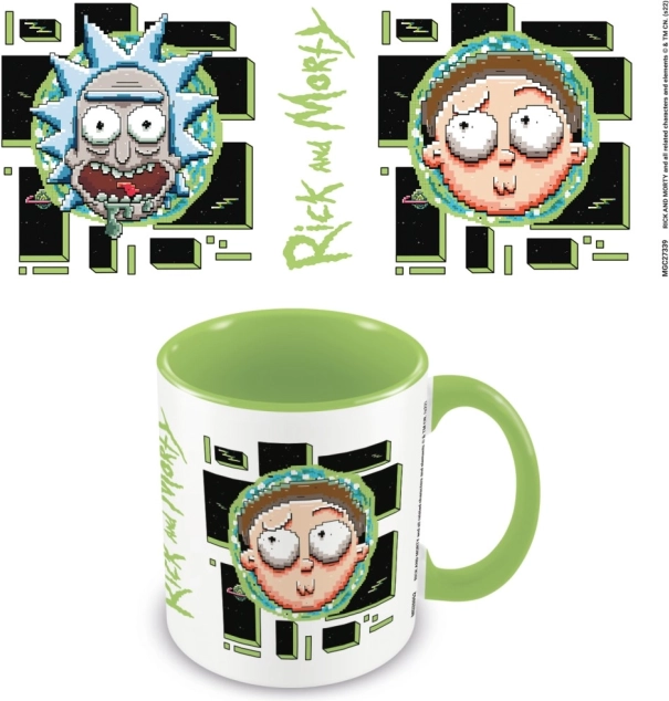 Hrnek Rick and Morty Pixel Breakout 315 ml