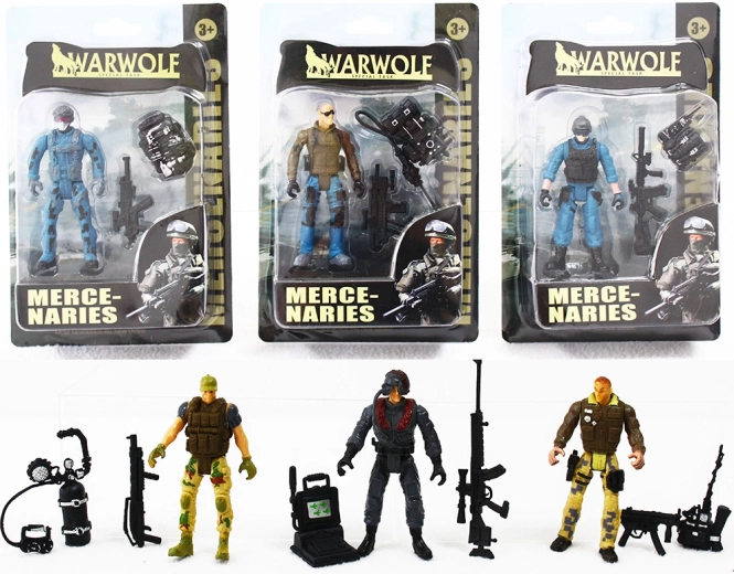 Akční figurka vojáka 10 cm, série 2 (více druhů)
