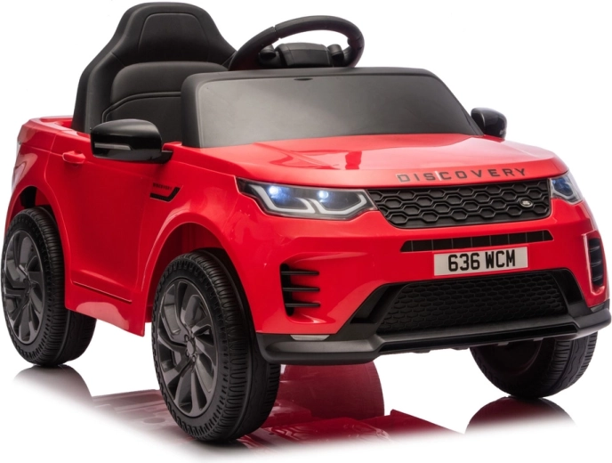 Dětské elektrické autíčko LAND ROVER Discovery, červené
