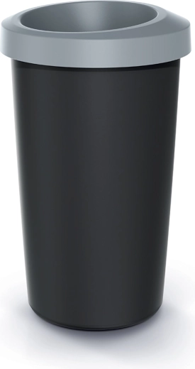 Odpadkový koš Compacta R Drop 25 l světle šedý