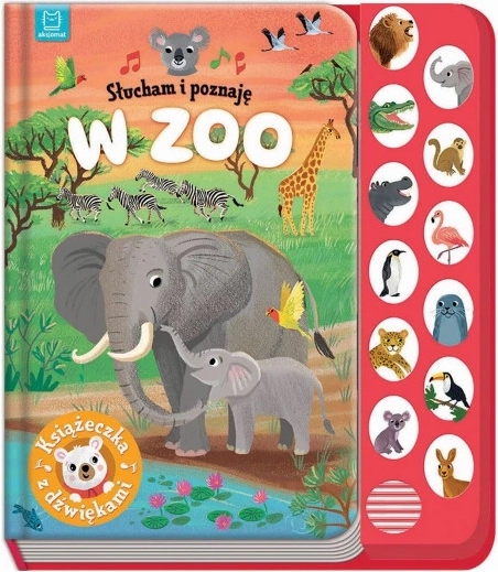 Poslouchej a poznávej: V zoo – knížka se zvuky