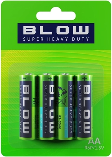 BLOW super heavy duty baterie AA, blister 4 ks