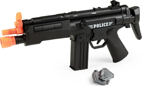 Policejní plastový samopal se zvukem