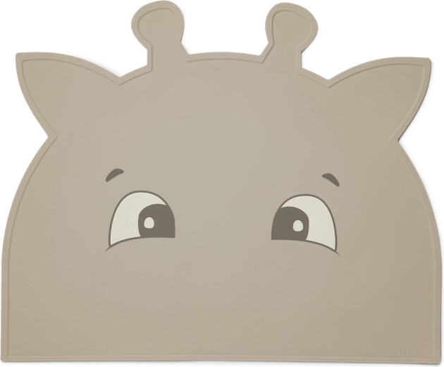 NuuRoo Albert silikonové prostírání giraffe cobblestone