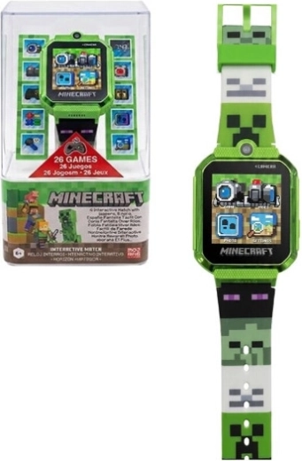 Interaktivní hodinky Minecraft
