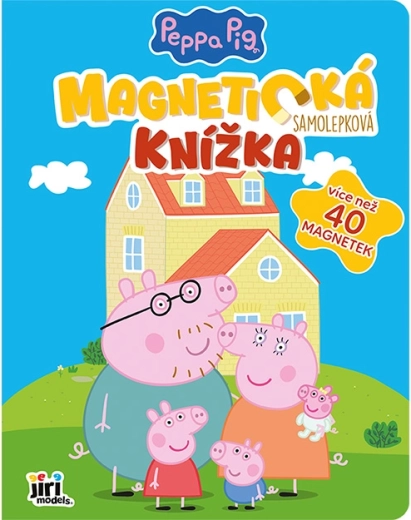 Magnetická samolepková knížka Prasátko Peppa - 1 kus