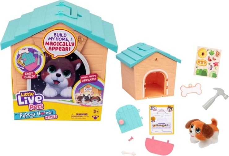 Little Live Pets my puppy’s home minis – štěňátko s boudou