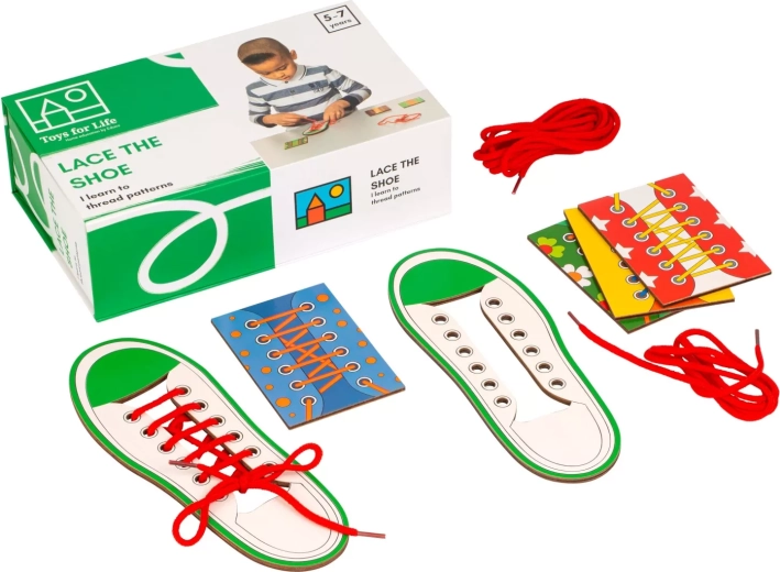 Toys for Life zavazování tkaniček – šněrovací boty
