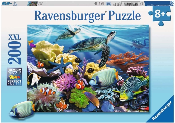 Ravensburger puzzle Život v oceánu XXL 200 dílků