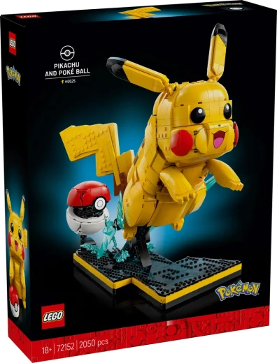LEGO Pokémon Pikachu a Poké Ball (2050 dílků)