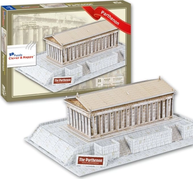 3D puzzle Parthenon Řecko 25 dílků