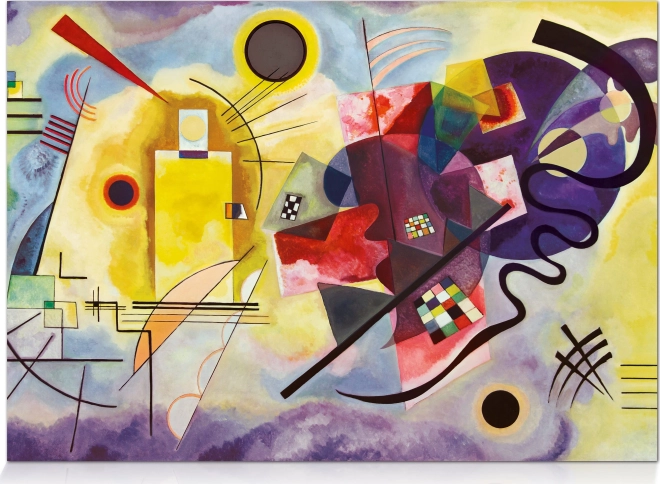 Puzzle STAR 1000 dílků – žlutá, červená a modrá