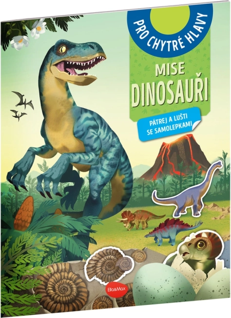 Mise Dinosauři – Pátrej a lušti se samolepkami