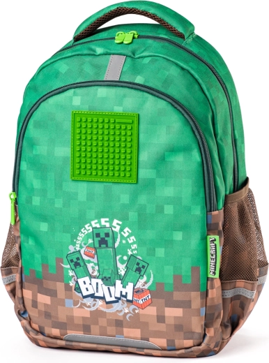 Pixie Crew školní batoh Minecraft dvoukomorový