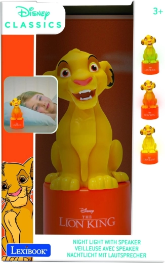 Lexibook noční světlo s reproduktorem Lví král Simba