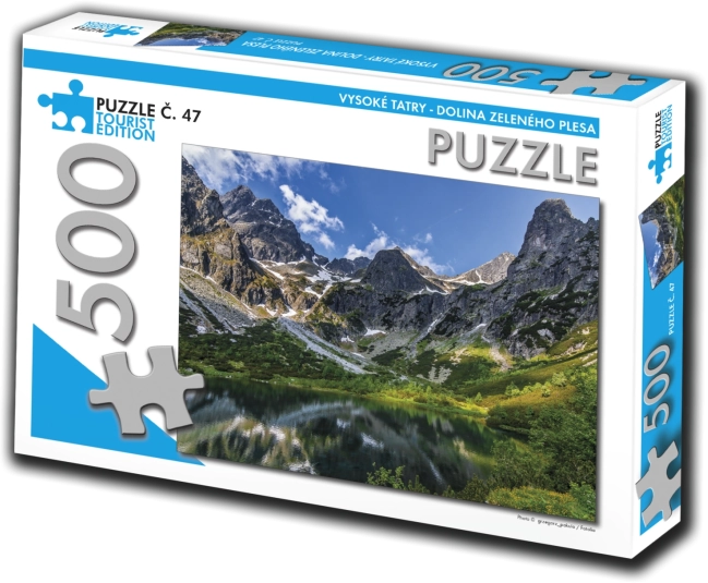 Puzzle Tourist Edition Vysoké Tatry – Dolina Zeleného plesa 500 dílků