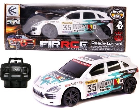 Barevné sportovní RC auto - 1 kus