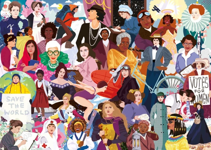 Puzzle Ikonické ženy 1000 dílků EDUCA