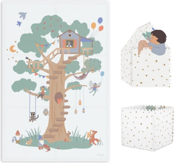Hrací podložka a domeček Play&Go EEVAA Tiloo Treehouse