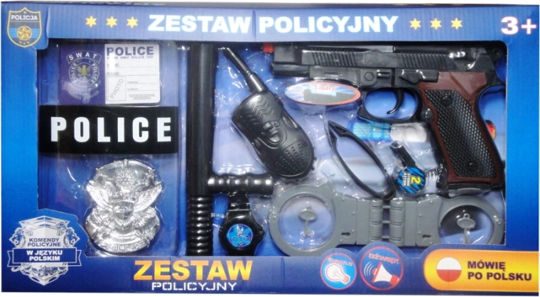 Policejní sada s polským hlasovým modulem