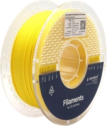 PLA High Speed filament 1,75 mm, 1 kg, žlutý