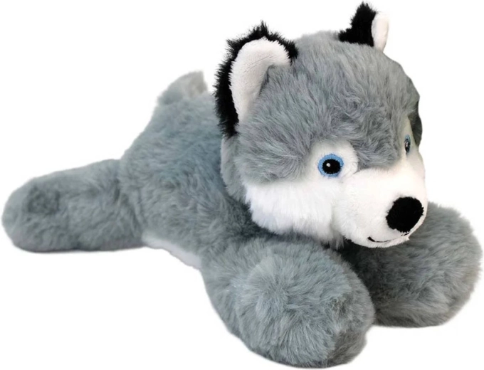 Plyšový ležící pes Husky Eco-Line 23 cm