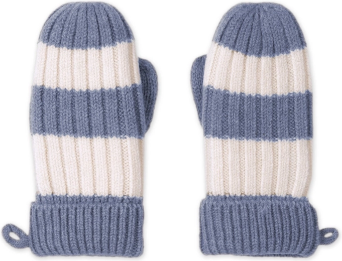 Lodger merino rukavice Stripe Stone vel. 1–2 roky