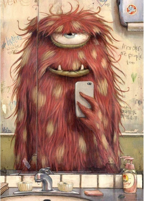 Heye Zozoville: Selfie puzzle 1000 dílků