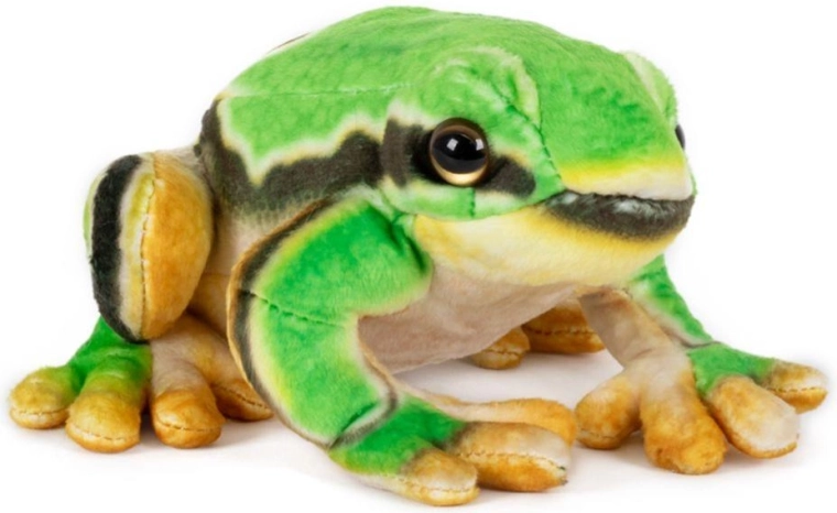 Plyšová žabka 14 × 9 cm