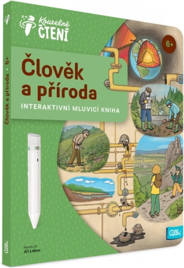 Interaktivní mluvící kniha ALBI Kouzelné čtení – člověk a příroda